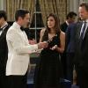 "Oscar\'s Overture" -- Oscar attempts to impress Charlotte by purchasing a table for a fundraiser to benefit The New York Philharmonic.  Also, Felix reminds Oscar about the importance of being honest on THE ODD COUPLE, Thursday, May 2, 2016 (8:30-9:00 PM, ET/PT), on the CBS Television Network. Pictured L-R: Thomas Lennon as Felix Unger, Lindsay Sloane as Emily, and Matthew Perry as Oscar Madison Photo: Sonja Flemming/CBS ÃÂ©2015 CBS Broadcasting, Inc. All Rights Reserved