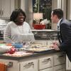 "The Dinner Engagement" -- Felix attempts to reverse Emily\'s birthday curse and plans a nice dinner for her to celebrate with friends.  Also, Oscar and Charlotte face another obstacle in their relationship when Oscar meets Charlotte\'s son, Evan, on THE ODD COUPLE, Thursday, May 5, 2016 (8:30-9:00 PM, ET/PT), on the CBS Television Network.  Pictured L-R: Sheryl Underwood as Diane and Thomas Lennon as Felix Unger Photo: Sonja Flemming/CBS ÃÂ©2015 CBS Broadcasting, Inc. All Rights Reserved