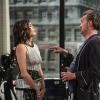 "London Calling" -- Oscar is forced to choose between his romantic plans with Charlotte (Teri Hatcher) and helping to save Felix\'s relationship as Emily decides to extend her stay in London and Felix starts to fall apart, on the third season premiere of THE ODD COUPLE, Monday, Oct. 17 (9:30-10:00 PM, ET/PT), on the CBS Television Network. Musical group Boyz II Men guest star as themselves. Pictured Left to Right: Teri Hatcher as Charlotte and Matthew Perry as Oscar Madison. Photo: Michael Yarish/CBS ÃÂ© 2016 CBS Television Network. All Rights Reserved.