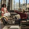 "London Calling" -- Oscar is forced to choose between his romantic plans with Charlotte (Teri Hatcher) and helping to save Felix\'s relationship as Emily decides to extend her stay in London and Felix starts to fall apart, on the third season premiere of THE ODD COUPLE, Monday, Oct. 17 (9:30-10:00 PM, ET/PT), on the CBS Television Network. Musical group Boyz II Men guest star as themselves. Pictured left to right: Yvette Nicole Brown as Dani, Wendell Pierce as Teddy and Matthew Perry as Oscar Madison. Photo: Michael Yarish/CBS ÃÂ© 2016 CBS Television Network. All Rights Reserved.
