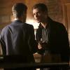 The Originals -- "Out of the Easy" -- Image Number: OG307b_0121.jpg -- Pictured (L-R): Oliver Ackland as Tristan (back to camera) and Joseph Morgan as Klaus -- Photo: Quantrell Colbert/The CW -- ÃÂ© 2015 The CW Network, LLC. All rights reserved.