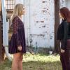 The Originals -- "The Other Girl in New Orleans" -- Image Number: OG308b_0034.jpg -- Pictured (L-R): Leah Pipes as Cami and Rebecca Breeds as Aurora -- Photo: Annette Brown/The CW -- ÃÂ© 2015 The CW Network, LLC. All rights reserved.