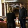 The Originals -- "\'The Tale of Two Wolves" -- Image Number: OR512a_0334b3.jpg -- Pictured (L-R): Candice King as Caroline and Matt Davis as Alaric -- Photo: Annette Brown/The CW -- ÃÂ© 2018 The CW Network, LLC. All rights reserved.