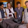 THE RESIDENT:  L-R:  Manish Dayal, Emily VanCamp, Matt Czuchry and Bruce Greenwood in THE RESIDENT premiering midseason on FOX.  ©2017 Fox Broadcasting Co.  Cr:  Guy D'Alema/FOX