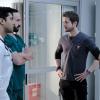THE RESIDENT:  L-R:  Manish Dayal, guest star Tasso Feldman, Matt Czuchry and Morris Chestnut in the "Woman Down" episode of THE RESIDENT airing Tuesday, Nov. 19 (8:00-9:00 PM ET/PT) on FOX. ©2019 Fox Media LLC Cr: Guy D'Alema/FOX
