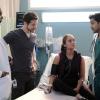 THE RESIDENT:  L-R:  Morris Chestnut, Matt Czuchry, guest star Shazi Raja, Manish Dayal and guest star Anthony Azizi in the "Out for Blood" episode of THE RESIDENT airing Tuesday, Dec. 3 (8:00-9:00 PM ET/PT) on FOX. ©2019 Fox Media LLC Cr: Guy D'Alema/FOX