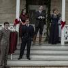 Caleb Burgess as Jonas McCullough,  Shane Graham as Charles McCullough, Sydney Lucas as Jeannie McCullough, Pierce Brosnan as Eli McCullough, Jess Weixler as Sally McCullough, David Wilson Barnes as Phineas McCullough - The Son _ Season 2, Episode 2 - Photo Credit: Van Redin/AMC