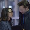 THE STRAIN -- Pictured: (L-R) Mia Maestro as Nora Martinez, Cory Stoll as Ephraim Goodweather. CR. Michael Gibson/FX