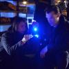 THE STRAIN "The Box" -- Episode 2 (Airs Sunday, July 20, 10:00 pm e/p) -- Pictured: (L-R) Mia Maestro as Nora Martinez, Corey Stoll as Ephraim Goodweather -- CR: Michael Gibson/FX