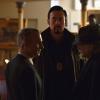 THE STRAIN -- "Night Train" -- Episode 213 (Airs October 4, 10:00 pm e/p) Pictured: (l-r) Richard Sammel as Thomas Eichhorst, Kevin Durand as Vasiliy Fet, David Bradley as Abraham Setrakian. CR: Michael Gibson/FX