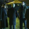 THE STRAIN -- "White Light" -- Episode 308 -- (Airs Sunday, October 16, 10:00 pm e/p) Pictured: (l-r) David Bradley as Abraham Setrakian, Jonathan Hyde as Eldritch Palmer, Kevin Durand as Vasily Fet, Dwain Murphy as Duncan. CR: Michael Gibson/FX
