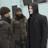 THE STRAIN -- "Tainted Love" - Season 4, Episode 6 (Airs August 20, 10:00 pm e/p) Pictured (l-r): Patrick Stevenson as Dooley, K. C. Collins as Roman, Rupert Penry-Jones as Quinlan, Kevin Durand as Vasily Fet. CR: Sophie Giraud/FX
