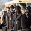 Naoko Mori as Asako Nakayama, James Saito as Wilson Yoshida, Alex Shimizu as Toshiro Furuya - The Terror _ Season 2 - Photo Credit: Ed Araquel/AMC