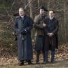 Kevin McNally as Richard Woodhull, Jamie Bell as Abe Woodhull, David Furr as Walter Havens - TURN: Washington's Spies _ Season 4, Episode 3 - Photo Credit: Antony Platt/AMC