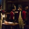 Jamie Bell as Abraham Woodhull, Michael Dempsey as Sergeant Dowling, Dylan Saunders as Joseph Sturridge, Danny Hugus as Williams, Chris Webster as Sergeant John Chanpe - TURN: Washington's Spies _ Season 4, Episode 7 - Photo Credit: Antony Platt/AMC