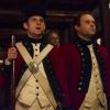Jamie Bell as Abraham Woodhull, Dylan Saunders as Joseph Sturridge, Danny Hugus as Williams, Chris Webster as Sergeant John Champe - TURN: Washington's Spies _ Season 4, Episode 7 - Photo Credit: Antony Platt/AMC