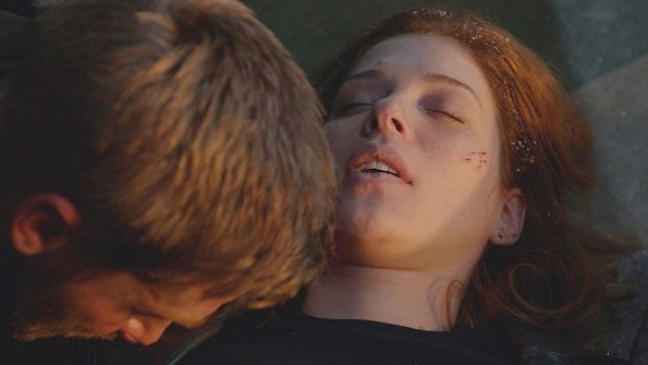 "Black Ice" -- When temperatures begin to plunge, Sam and Rebecca spring into action to try to save the residents of Chester\'s Mill. Meanwhile, Barbie risks his own life in order to save Julia after a terrible accident, Monday, Sept. 8 (10:00-11:00 PM, ET/PT) on the CBS Television Network.  Pictured  (L-R)  Mike Vogel as Dale "Barbie" Barbara and Rachelle Lefevre  as Julia Shumway   Photo: Best Possible Screen Grab /CBSÃÂ©2014 CBS Broadcasting Inc. All Rights Reserved.