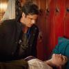"Black Ice" -- When temperatures begin to plunge, Sam and Rebecca spring into action to try to save the residents of Chester\'s Mill. Meanwhile, Barbie risks his own life in order to save Julia after a terrible accident, Monday, Sept. 8 (10:00-11:00 PM, ET/PT) on the CBS Television Network. Pictured (L-R) Eddie Cahill  as Sam Verdreaux and Grace Victoria Cox  as Melanie Photo: Brownie Harris/CBSÃÂ©2014 CBS Broadcasting Inc. All Rights Reserved.