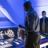 WAYWARD PINES:  L-R: Djimon Hounsou and guest star Christopher Meyer in the “Bedtime Story” season finale episode of WAYWARD PINES airing Wednesday, July 27 (9:00-10:00 PM ET/PT) on FOX. ©2016 Fox Broadcasting Co.  Cr:  Ed Araquel/FOX
