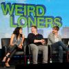 2015 FOX WINTER TCA: (L-R) Cast Members Meera Rohit Kumbhani, Nate Torrence, Zachary Knighton, and Becki Newton during the THE WEIRD LONERS panel at the 2015 FOX WINTER TCA on Saturday, Jan. 17 at the Langham Hotel in Pasadena CA.  CR: Frank Micelotta/FOX