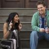 WEIRD LONERS: L-R: Eric (Nate Torrence) and Zara (Meera Rohit Kumbhani) in the all-new “Weird Dance” episode of WEIRD LONERS airing Tuesday, April 7 (9:30-10:00 PM ET/PT) on FOX. Ray Michshaw / FOX. © FOX BROADCASTING.