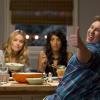 WEIRD LONERS: L-R: Caryn (Becky Newton), Zara (Meera Rohit Kumbhani) and Eric (Nate Torrence) in the all-new “Weirded Out” episode of WEIRD LONERS airing Tuesday, April 14 (9:30-10:00 PM ET/PT) on FOX. Ray Michshaw / FOX. © FOX BROADCASTING.