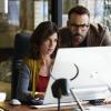 "Machine Learning" -- Pictured: Natalia Tena as Sara Morton and Jeremy Piven as Jeffrey Tanner. After the team puts publicly available crime data into Sophe, the platform exposes a serial killer plaguing Silicon Valley and the Bay Area by connecting previously unrelated murders, on WISDOM OF THE CROWD, Sunday, Oct. 15 (8:30-9:30 PM, ET/PT) on the CBS Television Network.Photo: Sonja Flemming/CBS ÃÂ©2017 CBS Broadcasting, Inc. All Rights Reserved
