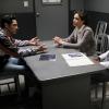"User Bias" -- Pictured: Ion Overman as Elena Ruiz and Richard T. Jones as Detective Tommy Cavanaugh. The San Francisco P.D. comes to Tanner to get Sophe\'s help on a politically charged murder case following a rally in the city, on WISDOM OF THE CROWD, Sunday, Oct. 22 (8:30-9:30 PM, ET/8:00-9:00 PM, PT) on the CBS Television Network. Photo: Darren Michaels/CBS ÃÂ©2017 CBS Broadcasting, Inc. All Rights Reserved.