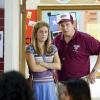 "Rockets, Communists, and the Dewey Decimal System"-- Pictured: Mary (Zoe Perry) and George, Sr. (Lance Barber). To appease his worried mother, Sheldon employs the techniques of a self-help book to try and make a friend, when YOUNG SHELDON returns in its new time period, Thursday, Nov. 2 (8:31-9:01 PM, ET/PT) on the CBS Television Network.  Photo: Sonja Flemming/CBS ÃÂ©2017 CBS Broadcasting, Inc. All Rights Reserved.