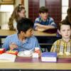 "Rockets, Communists, and the Dewey Decimal System"-- Pictured: Tam (Ryan Phuong) and Sheldon (Iain Armitage). To appease his worried mother, Sheldon employs the techniques of a self-help book to try and make a friend, when YOUNG SHELDON returns in its new time period, Thursday, Nov. 2 (8:31-9:01 PM, ET/PT) on the CBS Television Network.  Photo: Sonja Flemming/CBS ÃÂ©2017 CBS Broadcasting, Inc. All Rights Reserved.