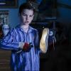 "Spock, Kirk, and Testicular Hernia" -- Pictured: Sheldon (Iain Armitage). George Sr. strikes a deal with Sheldon to tutor Georgie when poor grades threaten to keep him from playing football, on YOUNG SHELDON, Thursday, Dec. 21 (8:31-9:01 PM, ET/PT) on the CBS Television Network. Photo: Cliff Lipson/CBS ÃÂ©2017 CBS Broadcasting, Inc. All Rights Reserved.