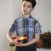 "Spock, Kirk, and Testicular Hernia" -- Pictured: Sheldon (Iain Armitage). George Sr. strikes a deal with Sheldon to tutor Georgie when poor grades threaten to keep him from playing football, on YOUNG SHELDON, Thursday, Dec. 21 (8:31-9:01 PM, ET/PT) on the CBS Television Network. Photo: Bill Inoshita/CBS ÃÂ©2017 CBS Broadcasting, Inc. All Rights Reserved.