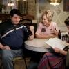 "Demons, Sunday School, and Prime Numbers" - Pictured: George, Sr. (Lance Barber) and Meemaw (Annie Potts). A worried Mary sends Sheldon to Sunday school after she finds him playing Dungeons and Dragons with his friends Tam and Billy, on YOUNG SHELDON, Thursday, Jan. 11 (8:31-9:01 PM, ET/PT) on the CBS Television Network. Billy Gardell guest stars as Billy Sparks\' father, Herschel. Photo: Darren Michaels/Warner Bros. Entertainment Inc. ÃÂ© 2017 WBEI. All rights reserved.
