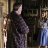"Demons, Sunday School, and Prime Numbers" - Pictured:  Herschel Sparks (Billy Gardell) and Mary (Zoe Perry). A worried Mary sends Sheldon to Sunday school after she finds him playing Dungeons and Dragons with his friends Tam and Billy, on YOUNG SHELDON, Thursday, Jan. 11 (8:31-9:01 PM, ET/PT) on the CBS Television Network. Billy Gardell guest stars as Billy Sparks\' father, Herschel. Photo: Darren Michaels/Warner Bros. Entertainment Inc. ÃÂ© 2017 WBEI. All rights reserved.