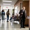 "Gluons, Guacamole, and the Color Purple" - Pictured: Dr. John Sturgis (Wallace Shawn). When Sheldon is no longer academically challenged at Medford High, he audits a college class taught by Dr. John Sturgis (Wallace Shawn), on YOUNG SHELDON, Thursday, April 19 (8:31-9:01 PM, ET/PT) on the CBS Television Network. Photo: Michael Desmond/Warner Bros. Entertainment Inc. ÃÂ© 2018 WBEI. All rights reserved.