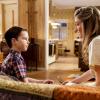 "Vanilla Ice Cream, Gentlemen Callers, and a Dinette Set" - Pictured: Sheldon (Iain Armitage) and Mary (Zoe Perry). When Meemaw is pursued by two gentlemen callers (guest stars Richard Kind and Wallace Shawn), Sheldon interferes, forcing her to set some ground rules, on the season finale of YOUNG SHELDON, Thursday, May 10 (8:31-9:01 PM, ET/PT) on the CBS Television Network. Photo: Erik Voake/CBS ÃÂ©2018 CBS Broadcasting, Inc. All Rights Reserved.
