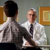 "A Research Study and Czechoslovakian Wedding Pastries"-- Pictured: Dr. Edward Pilson (Wallace Langham). Dr. Sturgis (Wallace Shawn) recommends Sheldon and Missy for a university research study on twins, and Mary is unhappy when the test results go to Sheldon\'s head, on YOUNG SHELDON, Thursday, Oct. 18 (8:31-9:01 PM, ET/PT) on the CBS Television Network. Photo: Erik Voake/CBS ÃÂ©2018 CBS Broadcasting, Inc. All Rights Reserved.