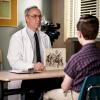 "A Research Study and Czechoslovakian Wedding Pastries"-- Pictured: Dr. Edward Pilson (Wallace Langham) and Sheldon (Iain Armitage). Dr. Sturgis (Wallace Shawn) recommends Sheldon and Missy for a university research study on twins, and Mary is unhappy when the test results go to Sheldon\'s head, on YOUNG SHELDON, Thursday, Oct. 18 (8:31-9:01 PM, ET/PT) on the CBS Television Network. Photo: Erik Voake/CBS ÃÂ©2018 CBS Broadcasting, Inc. All Rights Reserved.