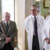"A Research Study and Czechoslovakian Wedding Pastries"-- Pictured: Dr. Sturgis (Wallace Shawn), Dr. Edward Pilson (Wallace Langham) and Dr. Sandra Thorpe (Amy Farrington). Dr. Sturgis (Wallace Shawn) recommends Sheldon and Missy for a university research study on twins, and Mary is unhappy when the test results go to Sheldon\'s head, on YOUNG SHELDON, Thursday, Oct. 18 (8:31-9:01 PM, ET/PT) on the CBS Television Network. Photo: Sonja Flemming/CBS ÃÂ©2018 CBS Broadcasting, Inc. All Rights Reserved.