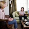 "A Race of Superhumans and a Letter to Alf" - Pictured: Veronica (Isabel May), Georgie (Montana Jordan) and Mary (Zoe Perry). Sheldon experiments on Missy, and Georgie joins Mary\'s bible study to spend more time with his crush, Veronica (Isabel May), on YOUNG SHELDON, Thursday, Jan. 3 (8:31-9:01 PM, ET/PT) on the CBS Television Network. Photo: Robert Voets/CBS ÃÂ©2018 CBS Broadcasting, Inc. All Rights Reserved.