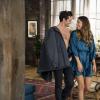 Liza sneaking Josh out of her apartment