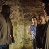 "Sleuths" -- The team travels to Paris to search for a group of bears that were being studied for migration habits when their trackers mysteriously went offline. While investigating the strange occurrence, Chloe must work with and ultimately confront her ex-fiancÃÂ©, a civil engineer, who is helping city officials find the missing bears. Meanwhile, with Jamie accused of murder, the team makes a daring plan to hack into the Reiden-Global mainframe, and Mitch makes a shocking discovery about the next evolutionary step of the animals, on ZOO, Tuesday, August 11 (9:00-10:00 PM, ET/PT), on the CBS Television Network.  Pictured (L-R) Nonso Anozie as Abraham Kenyatta, Simon Kassianides as Jean-Michel Lion, Nora Arnezeder as Chloe Tousignant  and  James Wolk   as Jackson Oz, Photo Credit: Hilary Bronwyn Gayle/CBS  ÃÂ© 2015 CBS Broadcasting Inc. All Rights Reserved