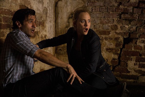 "Sleuths" -- The team travels to Paris to search for a group of bears that were being studied for migration habits when their trackers mysteriously went offline. While investigating the strange occurrence, Chloe must work with and ultimately confront her ex-fiancÃÂ©, a civil engineer, who is helping city officials find the missing bears. Meanwhile, with Jamie accused of murder, the team makes a daring plan to hack into the Reiden-Global mainframe, and Mitch makes a shocking discovery about the next evolutionary step of the animals, on ZOO, Tuesday, August 11 (9:00-10:00 PM, ET/PT), on the CBS Television Network.  Pictured (L-R) , Simon Kassianides as Jean-Michel Lion and Nora Arnezeder as Chloe Tousignant  Photo Credit: Hilary Bronwyn Gayle/CBS  ÃÂ© 2015 CBS Broadcasting Inc. All Rights Reserved