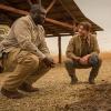 ZOO, a new drama based on the #1 bestselling novel by James Patterson, will premiere Tuesday, June 30 (9:00-10:00 PM, ET/PT). In the series, a wave of violent animal attacks against humans begin taking place across the globe. As the assaults become more cunning, coordinated and ferocious, a young renegade  zoologist (James Wolk) is thrust into the race to unlock the pandemic\'s mystery before there\'s no place left for people to hide. Pictured (L-R)Nonso Anozie as   Abraham Kenyatta  and  James Wolk as Jackson Oz Photo: Hilary Bronwyn Gayle/CBS ÃÂ© 2015 CBS Broadcasting Inc. All Rights Reserved..