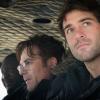 "The Day of the Beast" and "Caraquet" -- Following the dramatic shift in violent animal behavior, the team attempts to rescue Jamie and the leopard whose DNA may hold the key to curing the animal crisis. Also, the team discovers a shocking mutation that threatens the life of one of their own, on the special two-hour second season premiere of ZOO, Tuesday, June 28 (9:00-11:00 PM, ET/PT), on the CBS Television Network. Pictured (L-R) Nonso Anozie as Abraham Kenyatta, Billy Burke as Mitch Morgan and James Wolk  as Jackson Oz Photo: Liane Hentscher /CBS ÃÂ©2016 CBS Broadcasting, Inc. All Rights Reserved