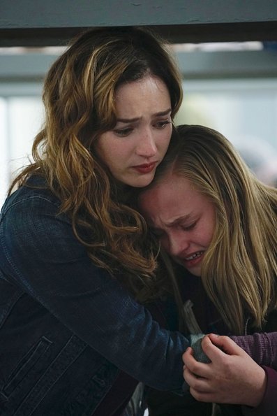 "Pangaea" and "Clementine" -- Mitch and Jamie hatch a daring plan to undermine the Noah Objective once and for all, and the team reunites on the Island of Pangaea where the final pieces of the cure are put in place, on the special two-hour second season finale of ZOO, Tuesday, Sept. 6 (9:00-11:00 PM, ET/PT), on the CBS Television Network. Pictured (l-r)  Kristen Connolly as Jamie Campbell and   Madison Wolfe as Clementine,  Photo: Shane Harvey /CBSé2016 CBS Broadcasting, Inc. All Rights Reserved "Pangaea" and "Clementine" -- Mitch and Jamie hatch a daring plan to undermine the Noah Objective once and for all, and the team reunites on the Island of Pangaea where the final pieces of the cure are put in place, on the special two-hour second season finale of ZOO, Tuesday, Sept. 6 (9:00-11:00 PM, ET/PT), on the CBS Television Network. Pictured (l-r)  Kristen Connolly as Jamie Campbell and   Madison Wolfe as Clementine,  Photo: Shane Harvey /CBSé2016 CBS Broadcasting, Inc. All Rights Reserved
