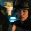 "The Barrier" -- The team races to stop the hybrids from breaching the barrier wall by shutting down the last beacon that draws them in, on the third season finale of ZOO, Thursday, Sept. 21 (10:00-11:00 PM, ET/PT) on the CBS Television Network. Pictured  Alyssa Diaz (Dariela Marzan)   Photo: Eduardo Araquel /CBSÃÂ©2017 CBS Broadcasting, Inc. All Rights Reserved
