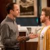 DADS: Eli (Seth Green, R) and Warner (Giovanni Ribisi, L) face off against their dads in the &quot;Heckuva Job, Brownie&quot; episode of DADS airing Tuesday, Sept. 24 (8:00-8:30 PM ET/PT) on FOX. &#xa9;2013 Fox Broadcasting Co. Cr: Jennifer Clasen/FOX
