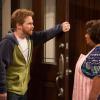DADS: Eli (Seth Green, L) tries to convince Edna (Tonita Castro, R) to return in the &quot;Clean On Me&quot; episode of DADS airing Tuesday, Oct. 1 (8:00-8:30 PM ET/PT) on FOX. &#xa9;2013 Fox Broadcasting Co. Cr: Jennifer Clasen/FOX