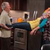 DADS: David (Peter Rigert, L) and Eli (Seth Green, R) carry Anne (guest star Allison Munn, C) out of the apartment in the &quot;Funny Girl&quot; episode of DADS airing Tuesday, Oct. 8 (8:00-8:30 PM ET/PT) on FOX. &#xa9;2013 Fox Broadcasting Co. Cr: Eddy Chen/FOX